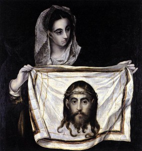 El manto de la Verónica -El Greco