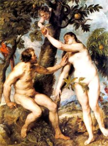 Adán y Eva -Rubens