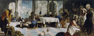 El lavatorio de pies -Tintoretto