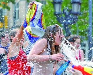 Fiesta de agua del Carnava